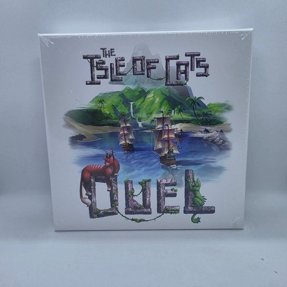 The Isle of Cats Duel Board Game 2 Player Strategy Tile Placement Frank West NEW
